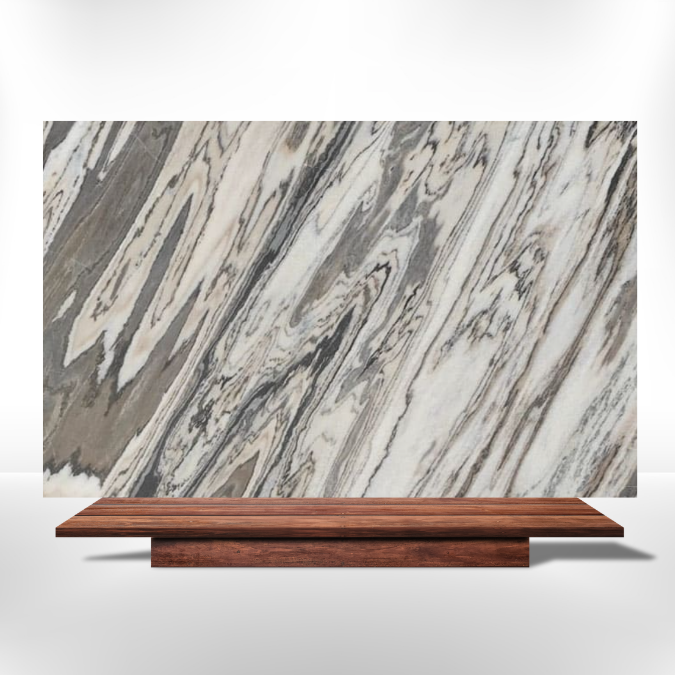 Fantasy Grey Marble Marble Slab from India